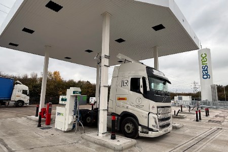 В Великобритании открыли крупную станцию для грузовиков на сжиженном биометане