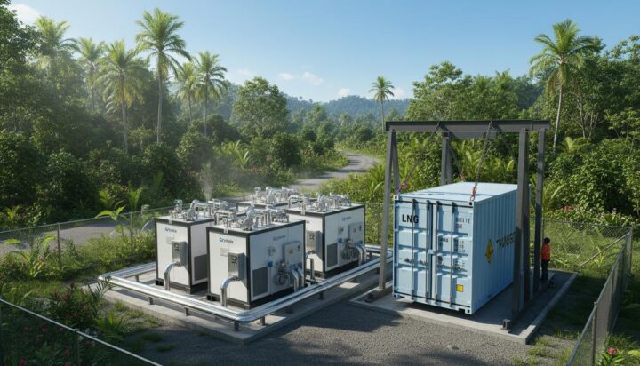Индонезия запустила первый модульный СПГ-завод для газоснабжения островов