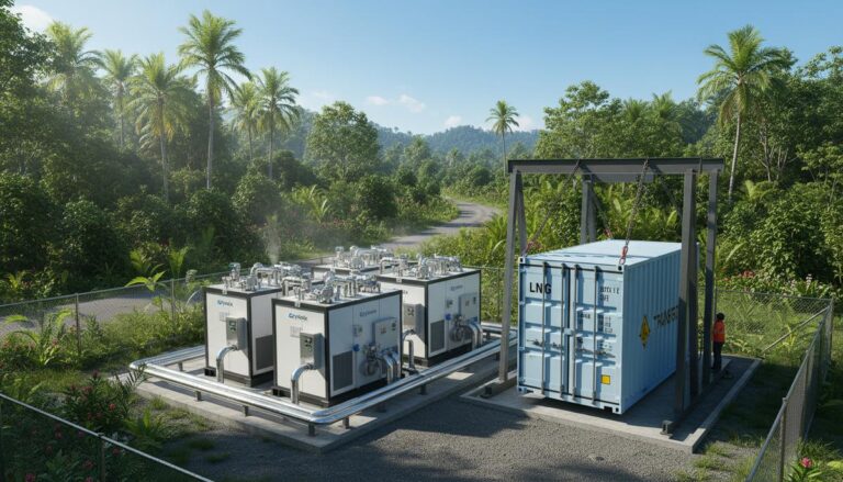 Индонезия запустила первый модульный СПГ-завод для газоснабжения островов