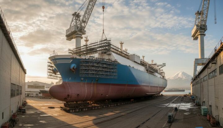 Японская верфь получила лицензию GTT на ремонт современных СПГ-танкеров