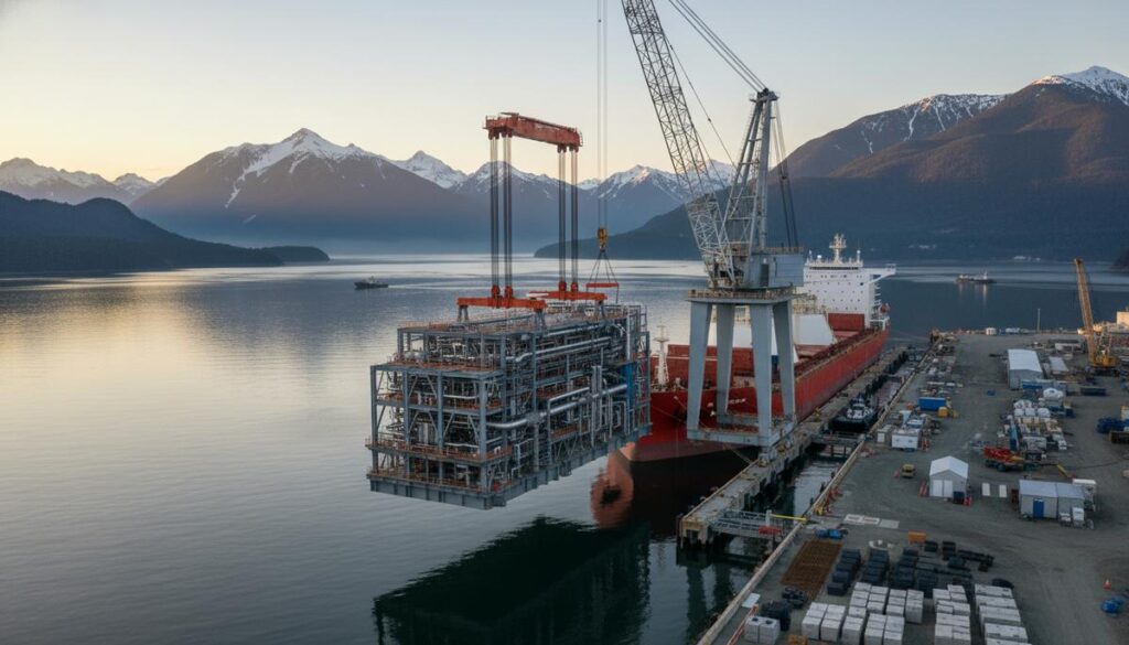 В Канаде доставили ключевой модуль для первого в мире СПГ-завода с нулевым выбросом