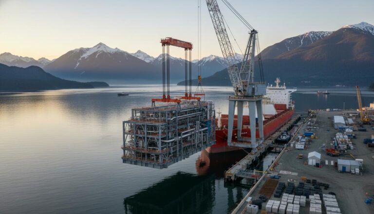 В Канаде доставили ключевой модуль для первого в мире СПГ-завода с нулевым выбросом