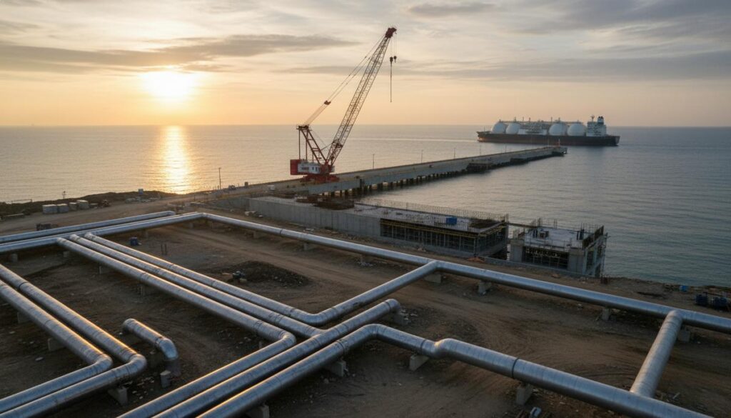 Сингапур начал строительство инфраструктуры для второго СПГ-терминала