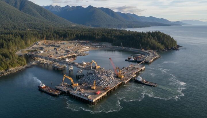 LNG Canada начинает масштабные строительные работы у морского терминала