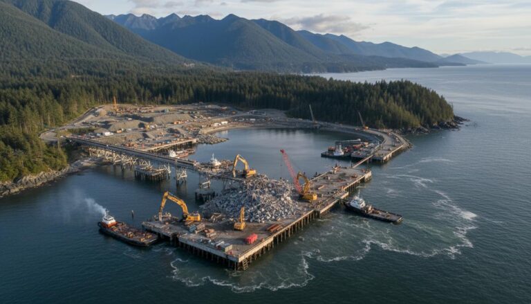 LNG Canada начинает масштабные строительные работы у морского терминала