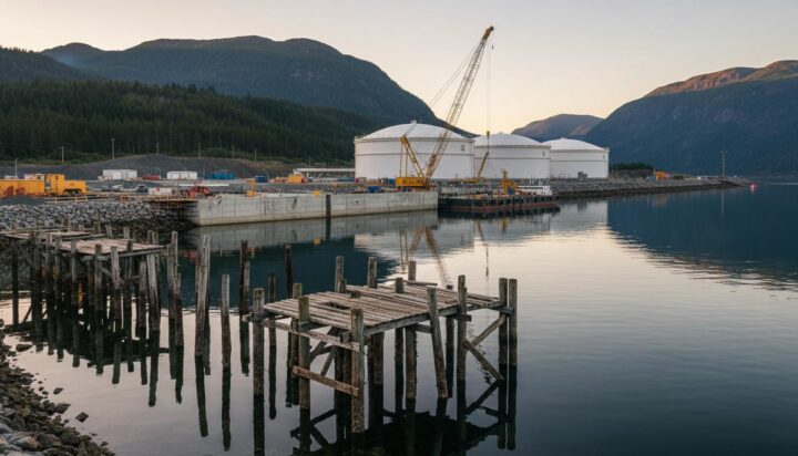 LNG Canada начинает новый этап строительства морского терминала