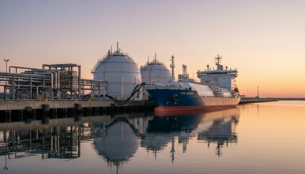 В порту Клайпеды состоялась первая в Европе совместная заправка судна био-СПГ