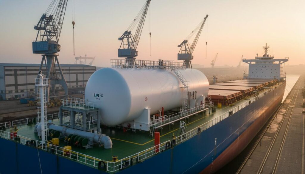 Япония создала первый в мире балкер класса Kamsarmax на сжиженном газе