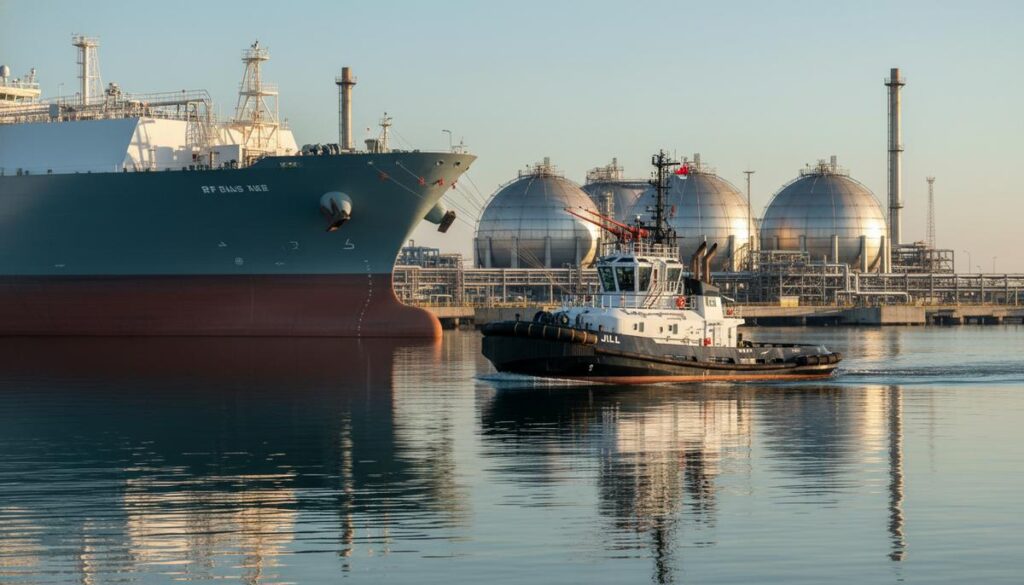 Флот для СПГ-терминалов США пополнился новым мощным буксиром «Джилл»