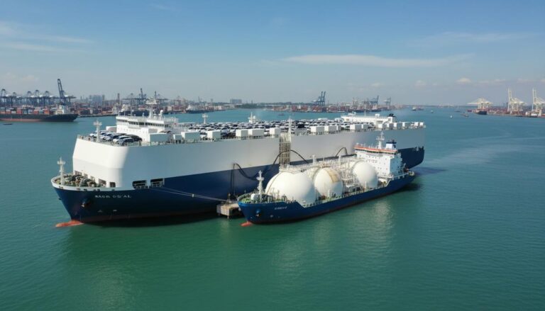 Сингапурская EPS провела 600-ю бункеровку судна сжиженным природным газом