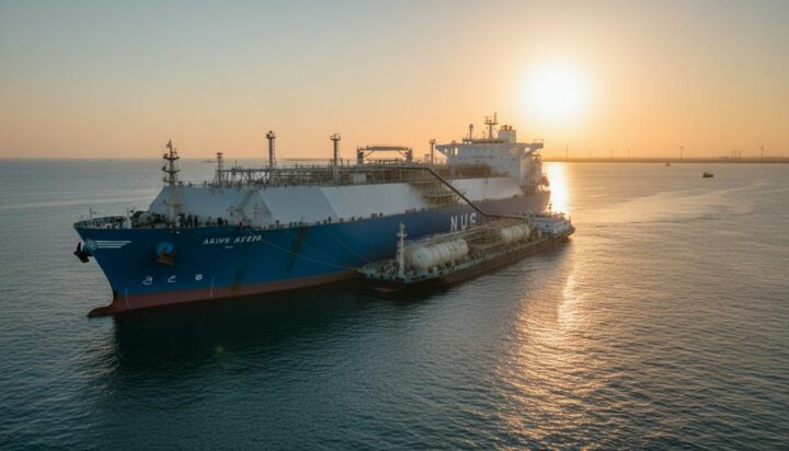 BW LNG впервые подготовила СПГ-танкер к загрузке с помощью бункеровочной баржи