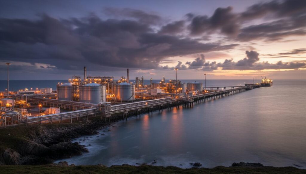 Терминал Dragon LNG в Британии выставил на аукцион мощности на 9,3 млрд куб. м