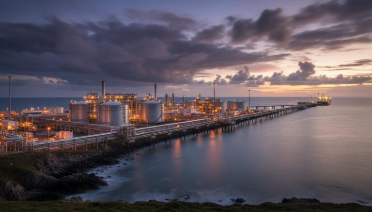 Терминал Dragon LNG в Британии выставил на аукцион мощности на 9,3 млрд куб. м