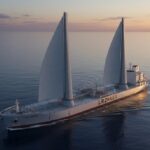 В Китае спустили на воду СПГ-танкер с жесткими «парусами» WindWings