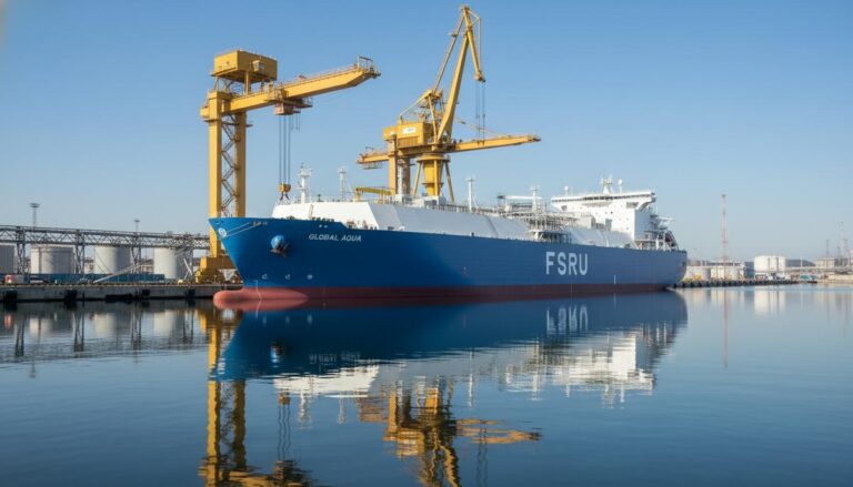 В Южной Корее спустили на воду судно-регазификатор для СПГ-терминала Польши