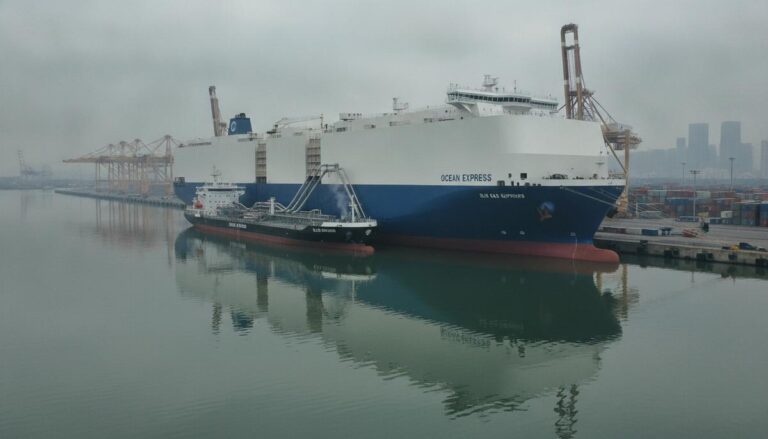 Dan-Bunkering провела сложную бункеровку СПГ-судна нового поколения в Китае