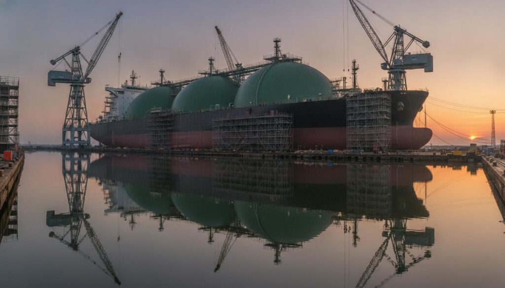 Верфь PaxOcean в Батаме отремонтировала два СПГ-танкера за одну неделю