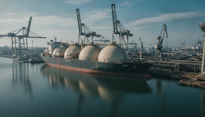 Судно LNGT TÜRKIYE готовится к работе как плавучая регазификационная установка